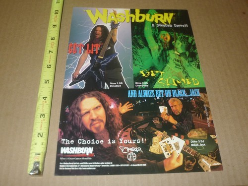 Washburn guitars print - print, ad