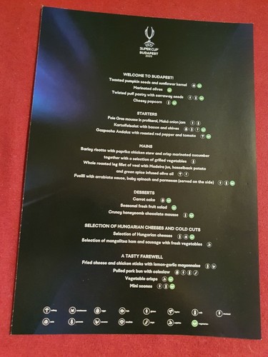 Carte menu vip - carte, super