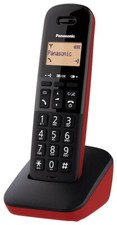 Téléphone Cordless Portable Panasonic Id Affichage LCD KX-TGB610JTR ROUGE NOIR