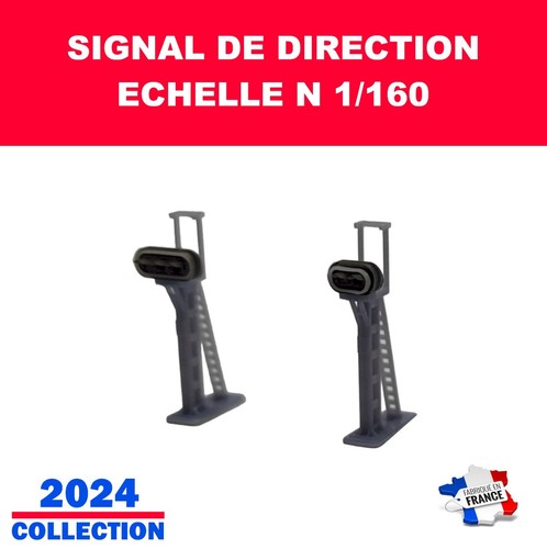 Signal direction echelle - de, n