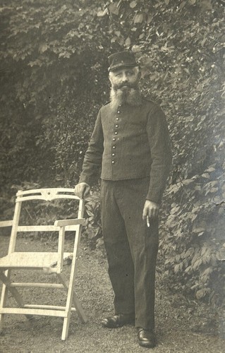 Photo poilu prisonnier - poilu, guerre