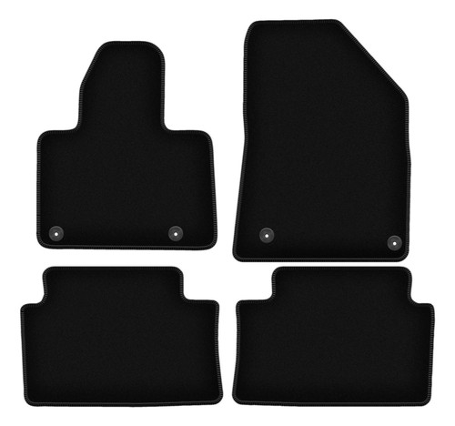 Tapis sol velours noir - de,