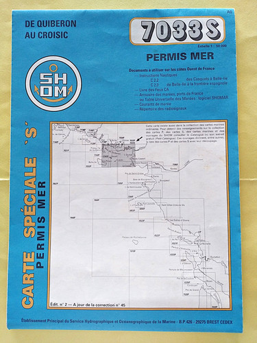 Carte marine spéciale permis - spÉciale,