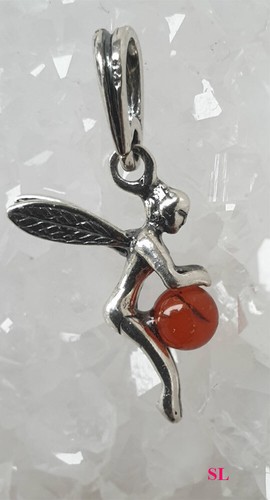 Pendentif fée argent 925 - argent, et