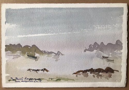 Tableau peinture aquarelle - tableau,