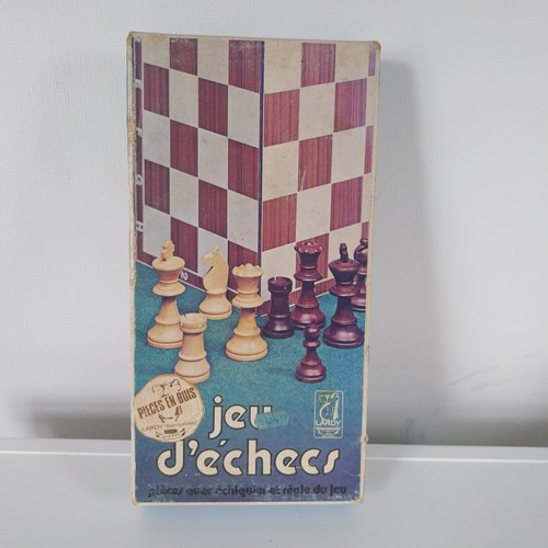 Vintage jeu echecs lardy - vintage, d'echecs