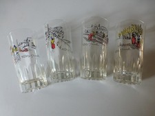 lot de 4 verres publicitaire