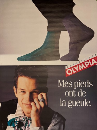 Affiche publicitaire originale
