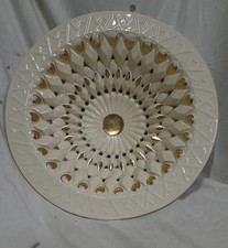 HOLLYWOOD REGENCY SUPERBE RARE GRANDE COUPE SUD FRANCE 1950 CÉRAMIQUE BOWL