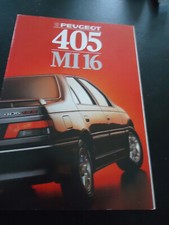 Catalogue brochure peugoet 405
