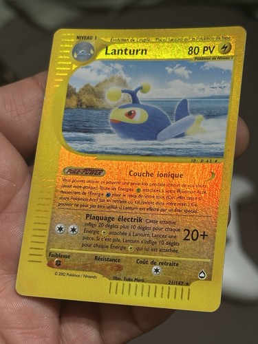 Carte pokemon lanturn 147 - pokemon, 21/147