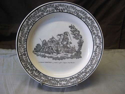 Assiette ancienne montereau - assiette,