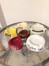 Lot De 6 Anciens Cendriers