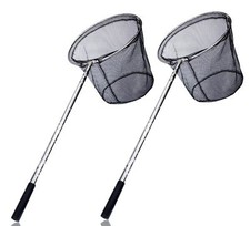 2x Filets de Pêche Anglo Téléscope 1,8 M Épuisette Epuisette Carpe