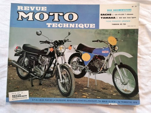 Revue technique moto 31 - technique, n°