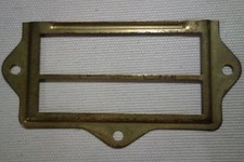 porte etiquette laitonner pour malle et valise