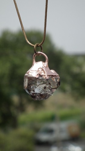 Collier diamant herkimer - collier,