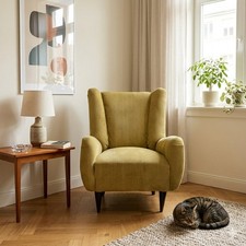 Fauteuil Vintage Bois Teinté