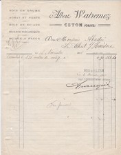 CETON ALBERT WATREMEZ SCIERIE MECANIQUE SCIAGE A FACON BOIS GRUME BOIS SCIAGE 