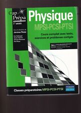 Cours Complet et exercices Physique Mpsi-Pcsi-Ptsi Jerome Perez prépa 1ere année
