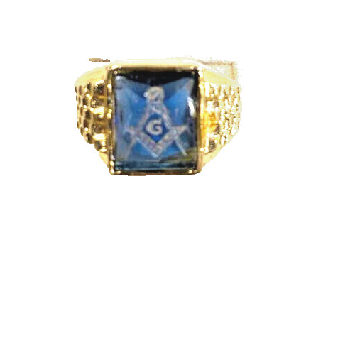 Maçonnique maçon bague 18kt - maçonnique,