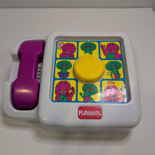 Barney playskool phone vintage - playskool,