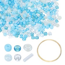 Perles en verre pour broderie