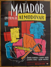 MATADOR Almodovar 1986 Juan Gatti Affiche Originale Ressortie FSF 2005 120x160