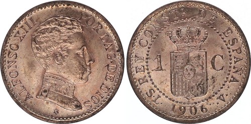 Espagne centimo alfonso - espagne,