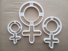 Femelle Symbole Sexe Vénus Forme Coupe Biscuit Pâte Pâtisserie Fondant Sharp