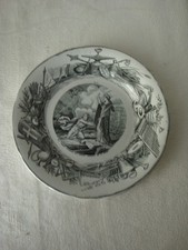 1 assiette parlant H B ChoIsy