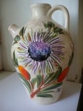 Vase Signé TESS Jarre Pichet Cruche Vintage Céramique Vallauris Année 60 Ht 18