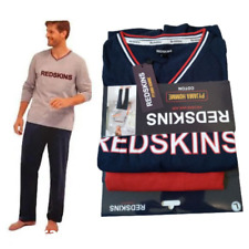 Pyjama Homme Manches Longues Col V 100% Coton - Différentes couleurs - Redskins