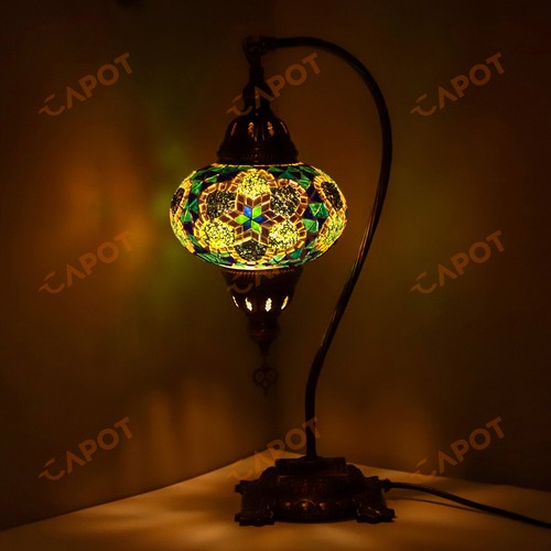 Lampe table mosaïque - table,