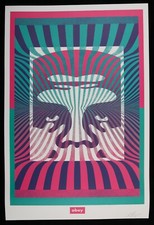 SHEPARD FAIREY Op Art Icon