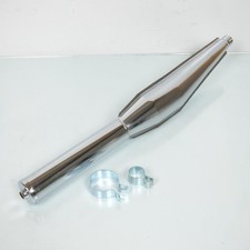 Pot d'échappement chromé