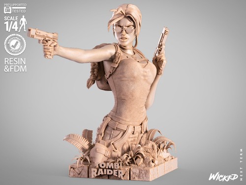 Lara croft resin - croft,