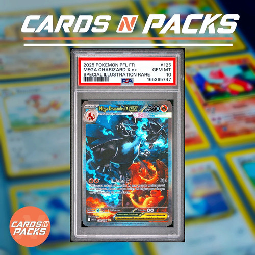 Carte pokemon méga - carte, méga-dracaufeu