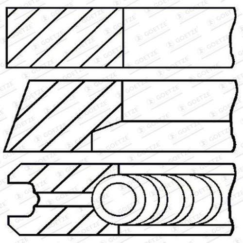 Goetze engine segments - goetze,