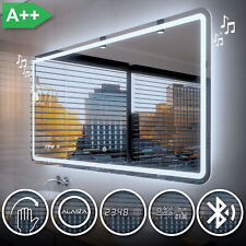Miroir Salle De Bain Lumineux LED MADRIT | INTERRUPTEUR | METEO | BLUETOOTH GH4