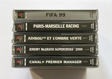 Lot Pack 5 Jeux PS1 Sony