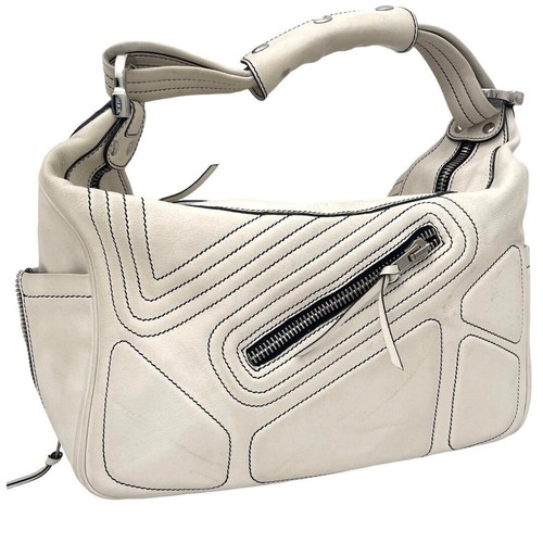 Sac main tod cuir blanc - sac,