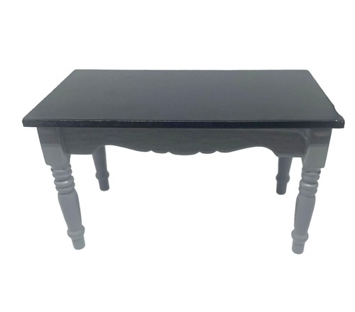 Table rectangulaire noire - rectangulaire,
