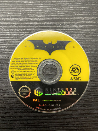Seul batman begins gamecube - cd,