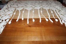 Cantonnière lambrequin rideau entourage de porte dessus meuble cheminée macramé