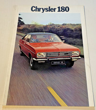 Brochure de Vente CHRYSLER 180 - 1972 ?  - Bel Etat.