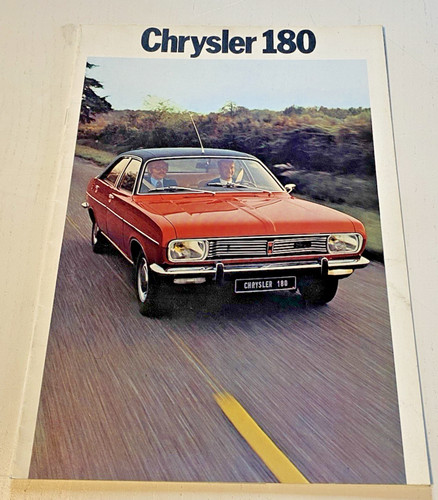 Brochure vente chrysler 180 - vente,