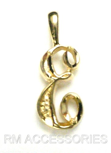 Charm script cursive pendant - script,