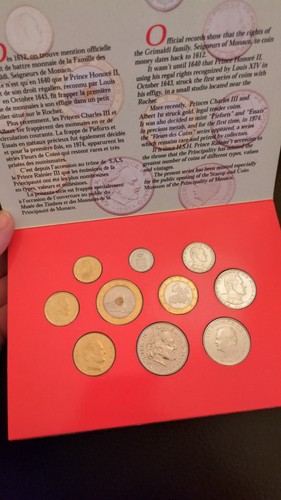 Coffret officiel monaco - coffret,