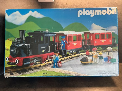 Playmobile train set 4001 - , and